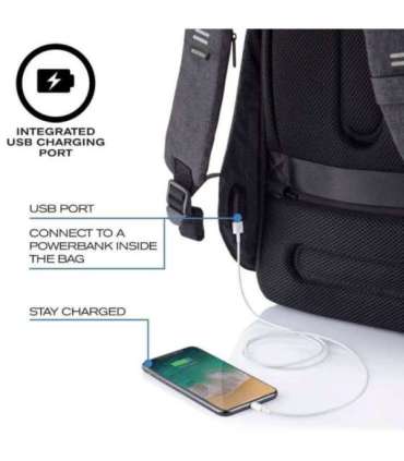 XD DESIGN ANTI-THEFT BACKPACK BOBBY HERO SMALL BLACK P/N: P705.701