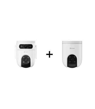 Set [Ezviz H8c 4G 2K IP surveillance camera + Ezviz H9C WiFi Rotating 2K 2-in-1 (3MP+3MP)]
