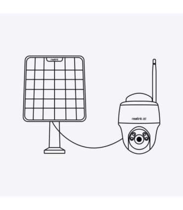 Reolink Argus Series B420 - 3MP Outdoor Battery Wi-Fi Camera, Pan & Tilt, Person/Vehicle Detection, Two-Way Audio