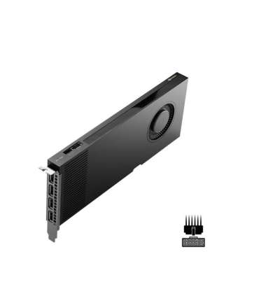Graphics card PNY NVIDIA RTX 4000 Ada Generation, 20 GB GDDR6 160-bit,  PCIe 4.0 x16, Single Slot, 4x Mini DP 1.4a, ATX