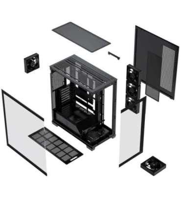 MODECOM VOLCANO STELLAR PLUS ARGB MIDI 5F BLACK