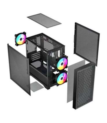 Logic DART PRO ARGB MINI USB-C PC Case Black