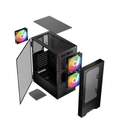 Logic ARYA  ARGB MINIDI USB 3.0 Case Black