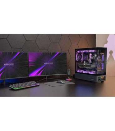Mars Gaming MCLCDPRO computer case Midi Tower Black