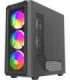 Savio Noctis Glass RGB Cube Black