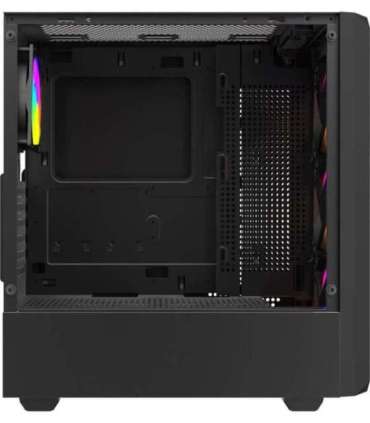 Savio Noctis Glass RGB Cube Black