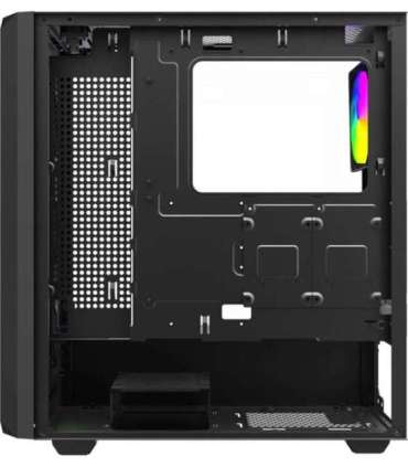 Savio Noctis Glass RGB Cube Black