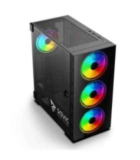 SAVIO PC Case Prime X1 ARGB Glass Black