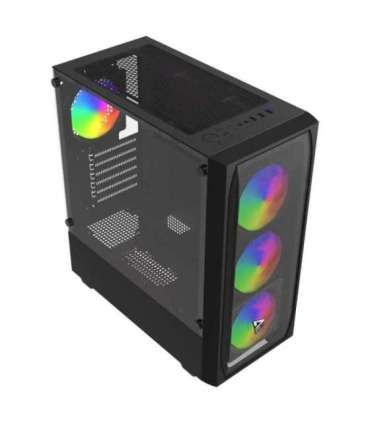 Savio Noctis Flow RGB Cube Black
