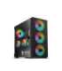 SAVIO PC Case Raptor X1 ARGB Glass/Mesh Black