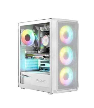 Logic PORTOS ARGB MINIDI USB 3.0 Case White