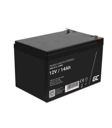 Green Cell AGM08 industrial rechargeable battery Sealed Lead Acid (VRLA) 14000 mAh 12 V