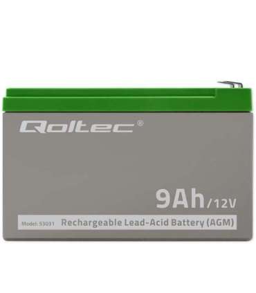 Qoltec 53031 AGM battery 12V 9Ah