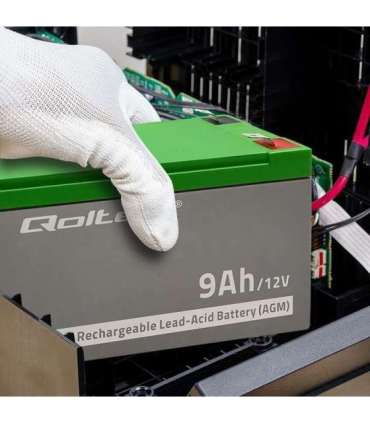 Qoltec 53031 AGM battery 12V 9Ah