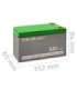 Qoltec 53031 AGM battery 12V 9Ah