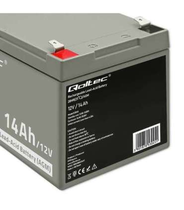 Qoltec 53045 AGM battery 12V 14Ah