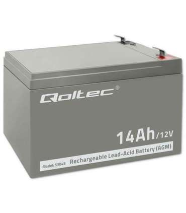 Qoltec 53045 AGM battery 12V 14Ah