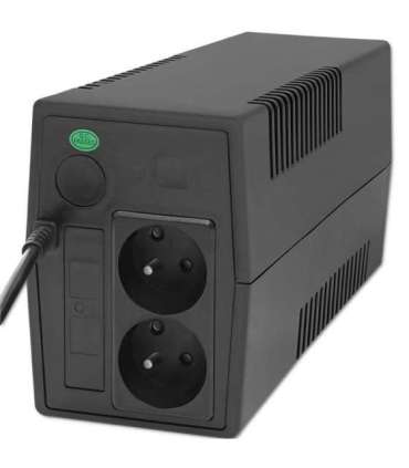 Qoltec 53773 uninterruptible power supply (UPS) Line-Interactive 0.85 kVA 480 W 1 AC outlet(s)