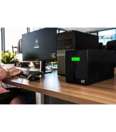 Green Cell UPS08 uninterruptible power supply (UPS) Line-Interactive 1000 VA 700 W 4 AC outlet(s)