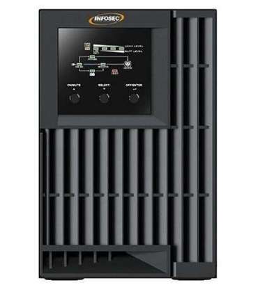 Infosec E4 Value 1000 uninterruptible power supply (UPS) Double-conversion (Online) 1 kVA 3 AC outlet(s)