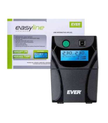 Ever EASYLINE 650 AVR USB Line-Interactive 0.65 kVA 360 W