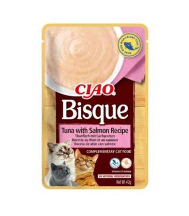INABA CAT CIAO BISQUE CHICKEN,BEEF,FISH 10x40g