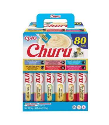 INABA CAT CHURU 80P TUNA RECIPE 80x14g