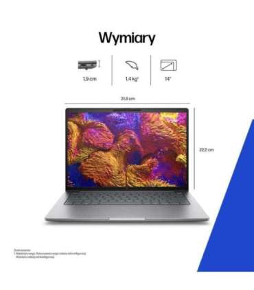 HP ZBook 8 G1ak Copilot+ PC AMD Ryzen AI 7 PRO 350 Mobile workstation 35.6 cm (14") WUXGA 32 GB DDR5-SDRAM 1 TB SSD