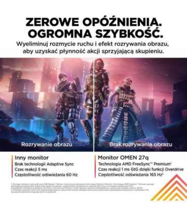 OMEN by HP 27 inch QHD 165Hz Gaming Monitor - OMEN 27q