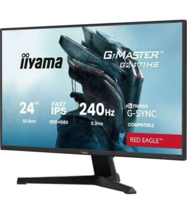 iiyama G-MASTER G2471HS-B1 computer monitor 60.5 cm (23.8") 1920 x 1080 pixels Full HD Black