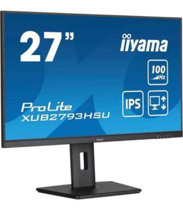 iiyama ProLite XUB2793HSU-B7 computer monitor 68.6 cm (27") 1920 x 1080 pixels Full HD LED Black