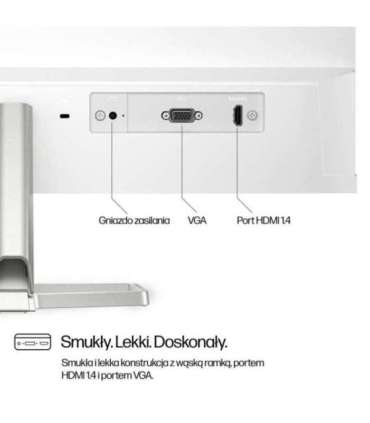 HP 23.8-inch Series 5 FHD monitor in white - 524sw