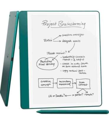 Ebook New Kindle Scribe - 2024 release 10.2" glare-free 64GB Wi-Fi (Without Lockscreen Ads) with Premium Pen Jade