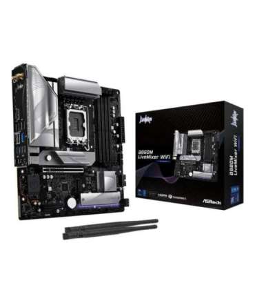 Asrock B860M LiveMixer WiFi Intel B860 LGA 1851 (Socket V1) micro ATX