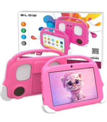 Tablet KidsTAB8 4G BLOW 4/64GB pink + case