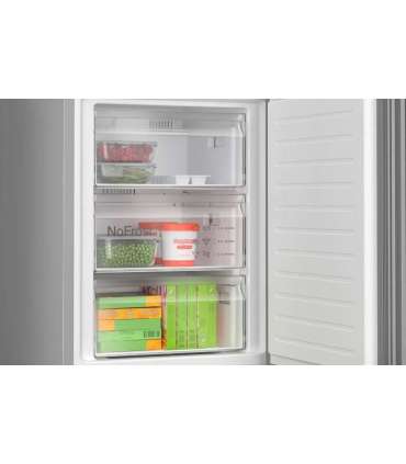 Bosch Serie 6 KGN39LBCF fridge-freezer Freestanding 363 L C Black