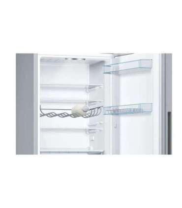 Bosch Serie 4 KGV33VLEA fridge-freezer Freestanding 289 L E Stainless steel