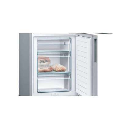 Bosch Serie 4 KGV33VLEA fridge-freezer Freestanding 289 L E Stainless steel