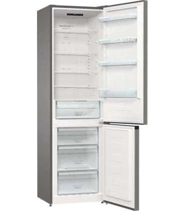 Gorenje NRK6202EXL4 fridge-freezer Freestanding 331 L E Grey