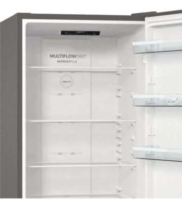 Gorenje NRK6202EXL4 fridge-freezer Freestanding 331 L E Grey