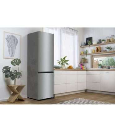 Gorenje NRK6202EXL4 fridge-freezer Freestanding 331 L E Grey