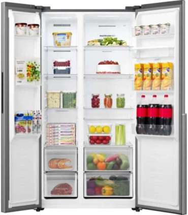 Gorenje NRS917E41XWD side-by-side refrigerator Freestanding 541 L E Stainless steel
