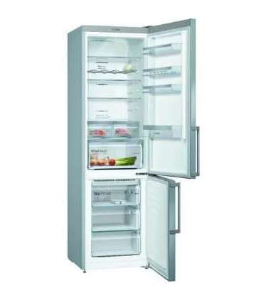 Bosch Serie 4 KGN397IEQ fridge-freezer Freestanding 368 L E Stainless steel