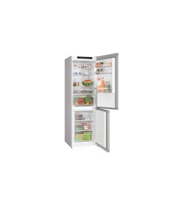 Bosch Serie 4 KGN362IDF fridge-freezer Freestanding 321 L D Stainless steel
