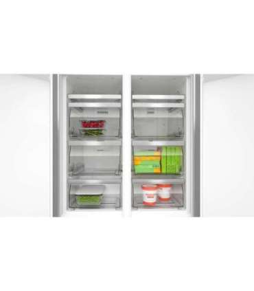 Bosch Serie 4 KMC85LBEA side-by-side refrigerator Freestanding 547 L E Black