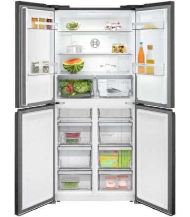 Bosch Serie 4 KMC85LBEA side-by-side refrigerator Freestanding 547 L E Black