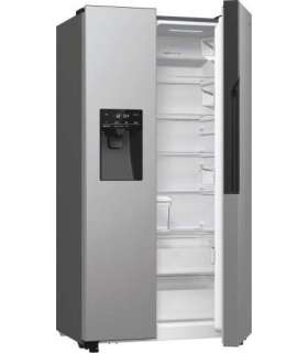 Gorenje NRR9185ESXL side-by-side refrigerator Freestanding 550 L E Silver