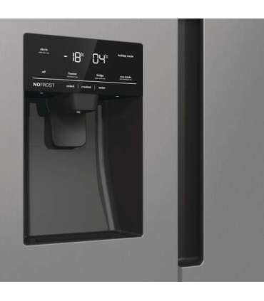 Gorenje NRR9185ESXL side-by-side refrigerator Freestanding 550 L E Silver