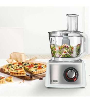 Bosch MC812S814 food processor 1250 W 3.9 L Stainless steel, White