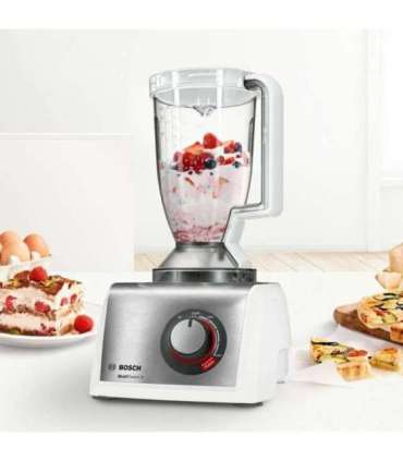 Bosch MC812S814 food processor 1250 W 3.9 L Stainless steel, White